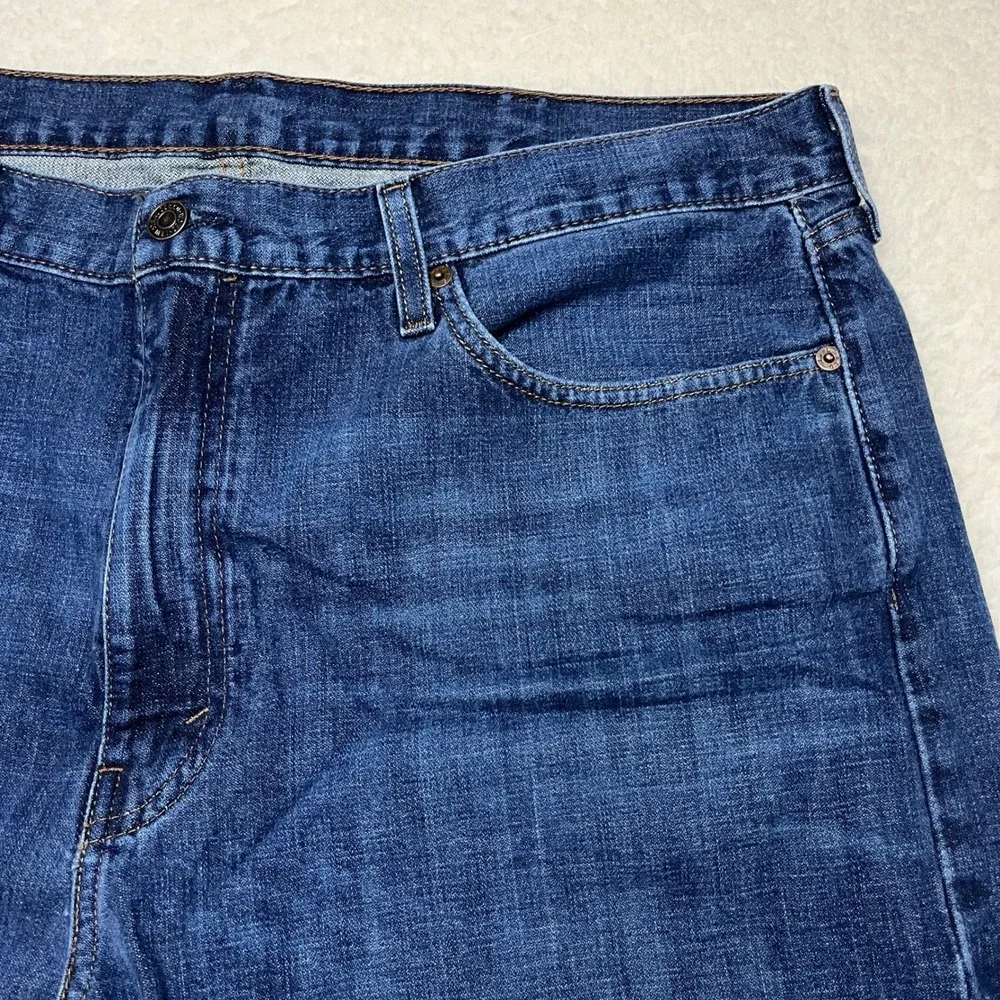 Levi's Jeans Mens W40 L32 Blue‎ 514 Straight Fit Denim Pants Casual 00514-0308